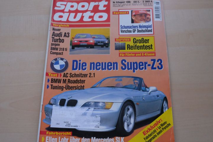 Deckblatt Sport Auto (08/1996)